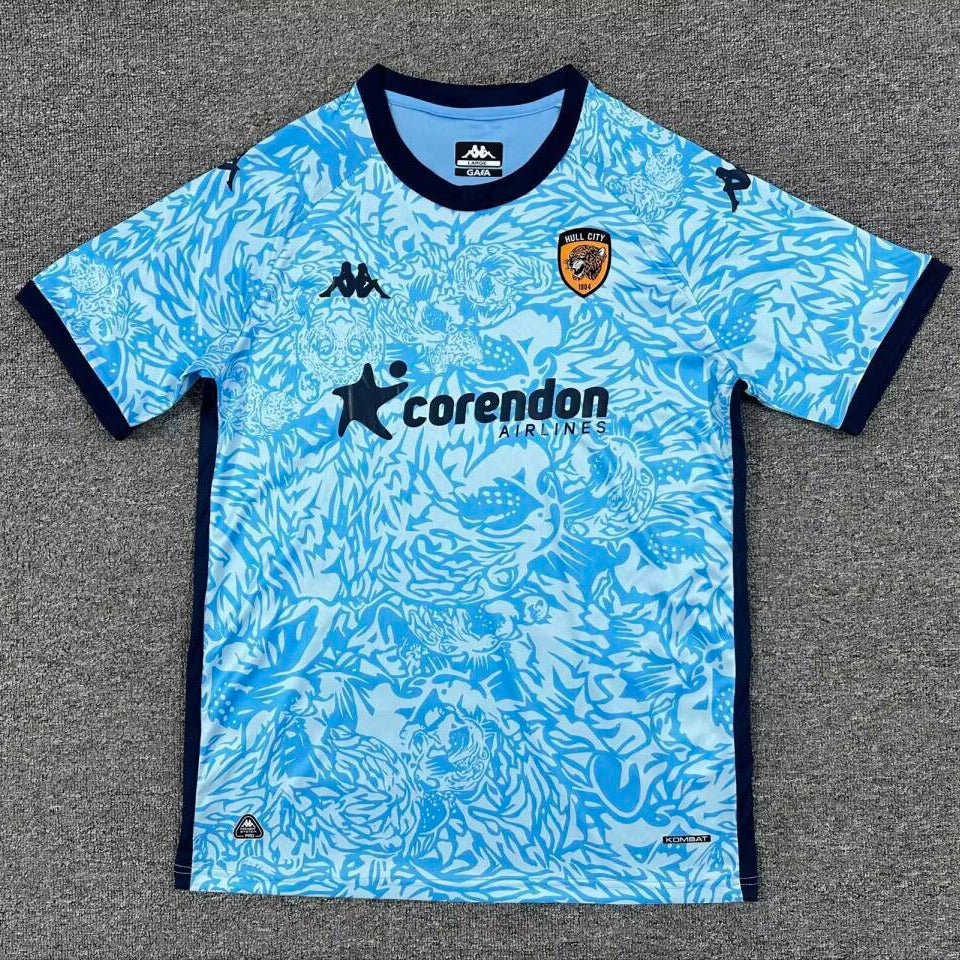 Hull City 25/26 Sky Blue/Black Third Jersey