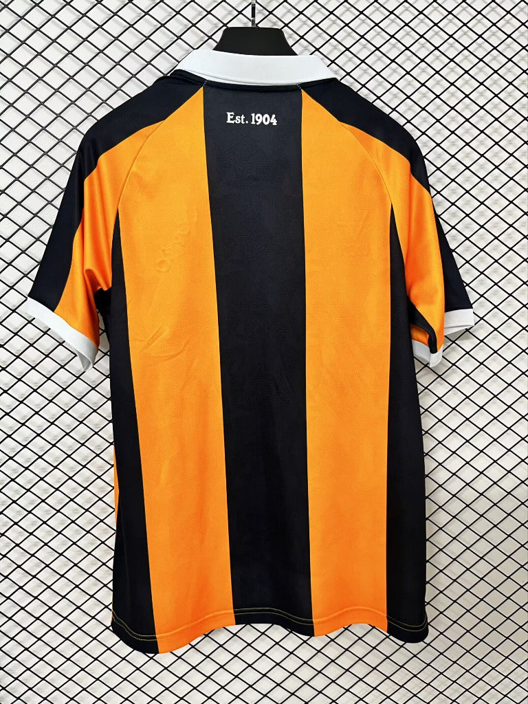 Hull City 26/27 Amber/Black Stripes Home Jersey