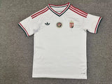 Hungary 2026 White/Red 3 Stripes Away Jersey