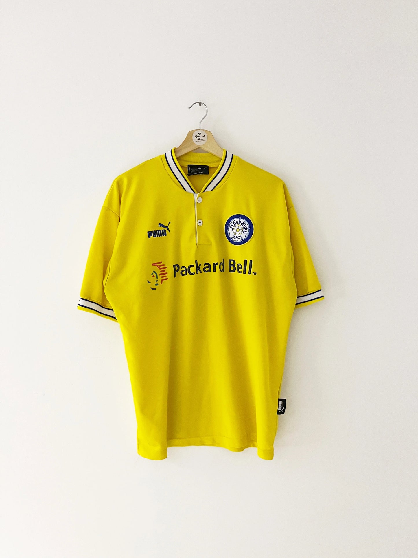 Leeds United 1996 Vintage Retro Away Jersey