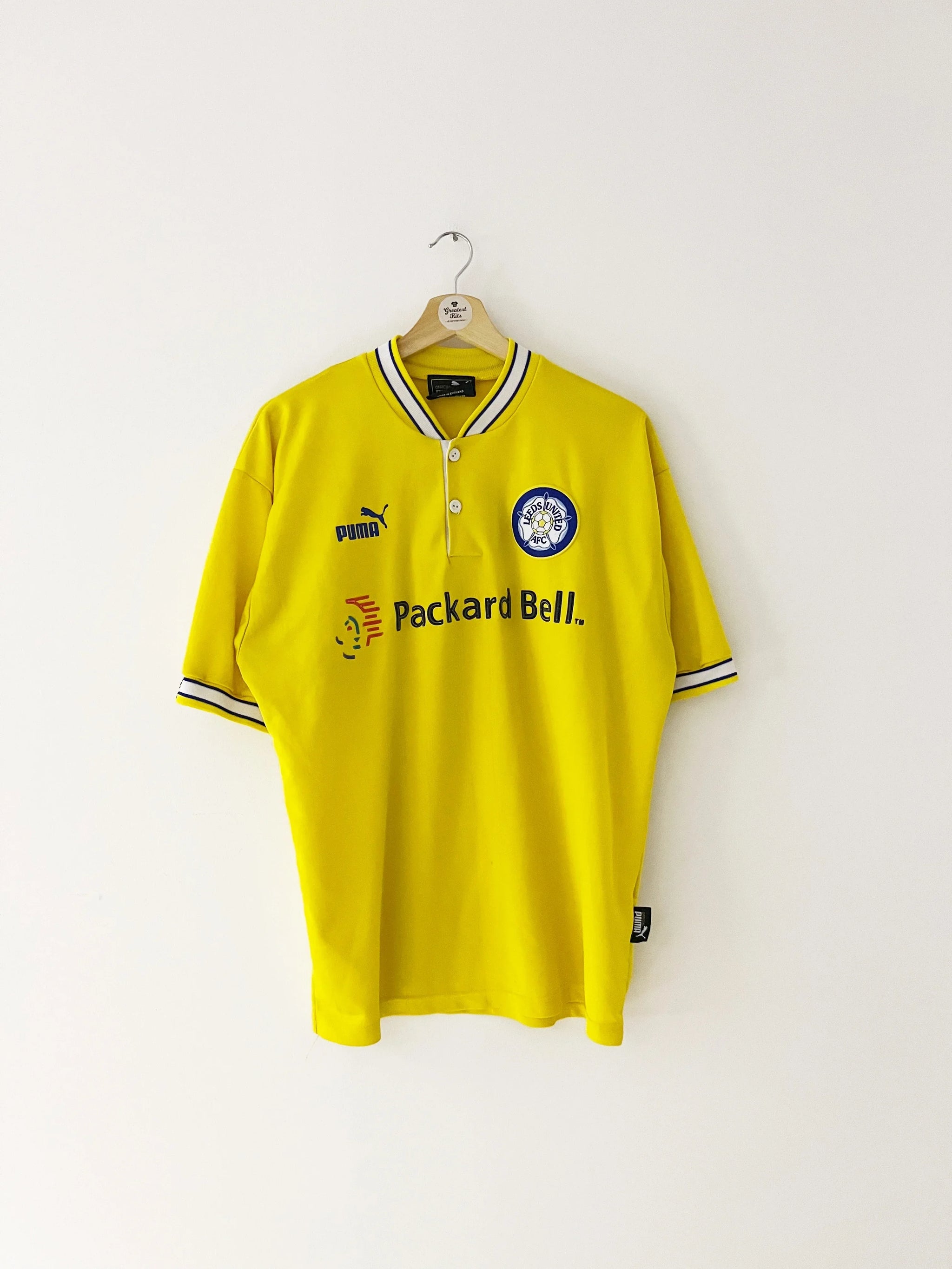 Leeds United 1996 Vintage Retro Away Jersey - Concept Kits