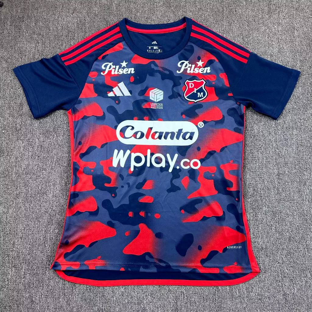Independiente de Medellin 25/26 Red/Navy Away Jersey