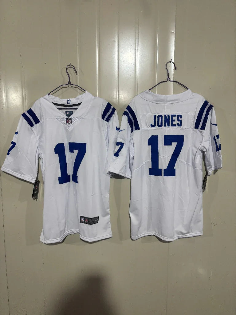 Indianapolis Colts 25/26 Jones #17 White NFL Jersey