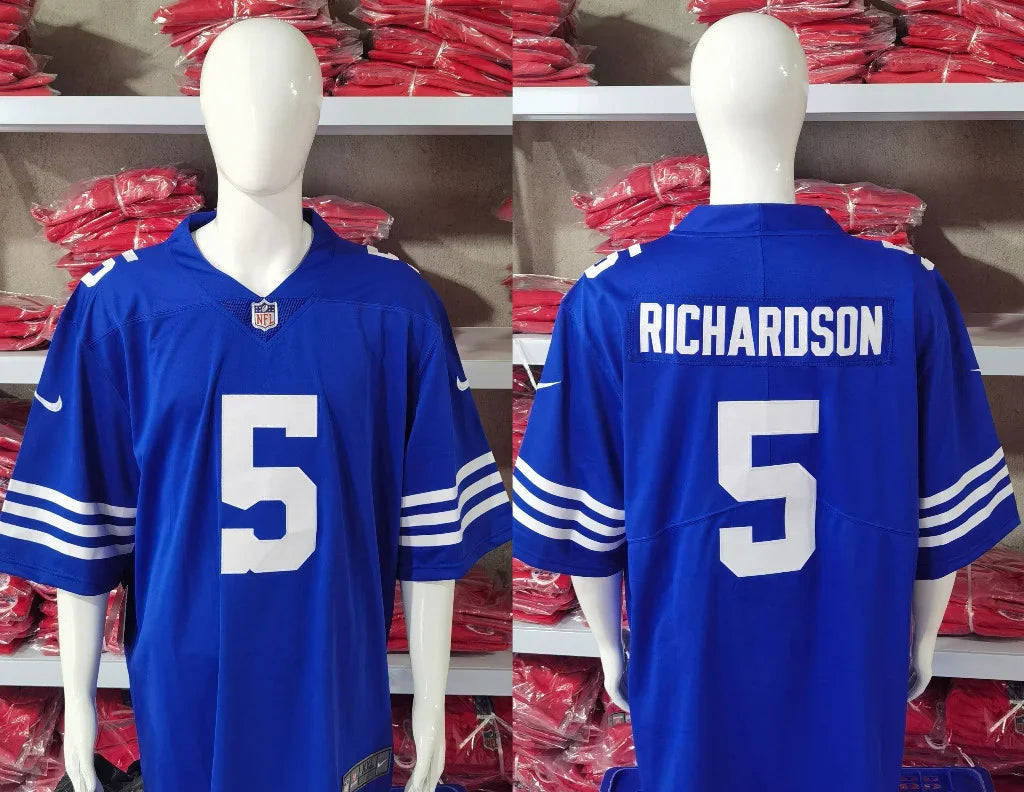 Indianapolis Colts 25/26 Richardson #5 Royal Blue NFL Jersey