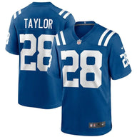 Indianapolis Colts 25/26 Taylor  #28 Royal/White NFL Jersey