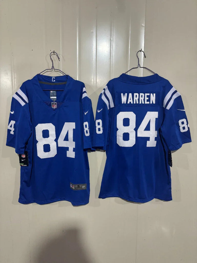 Indianapolis Colts 25/26 Warren #84 Royal Blue NFL Jersey