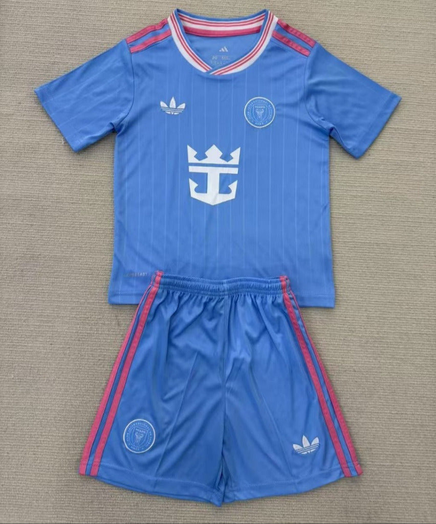 Inter Miami 25/26 Blue Third Kids Jersey Set