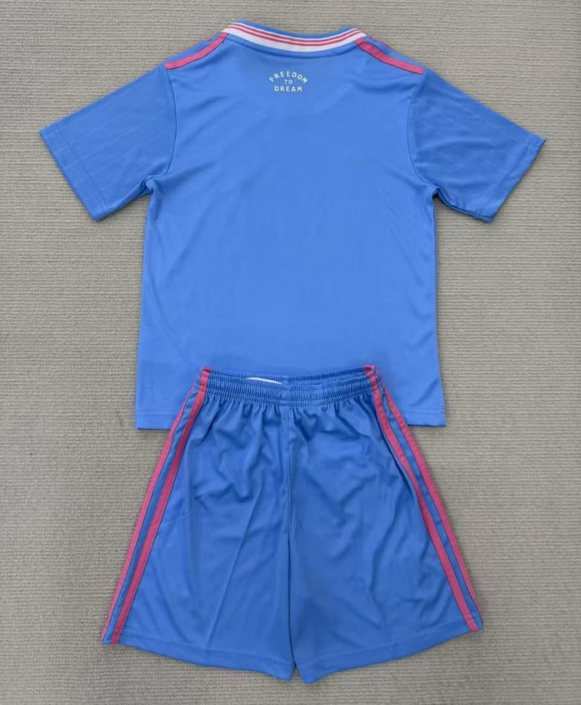 Inter Miami 25/26 Blue Third Kids Jersey Set