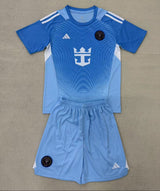 Inter Miami 25/26 Goalkeeper Blue Kids Kit