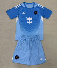 Inter Miami 25/26 Goalkeeper Blue Kids Kit