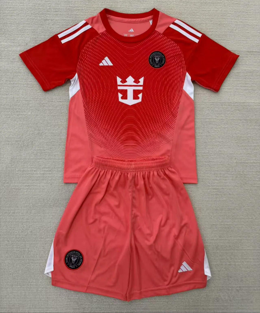 Inter Miami 25/26 Goalkeeper Red Kids Kit