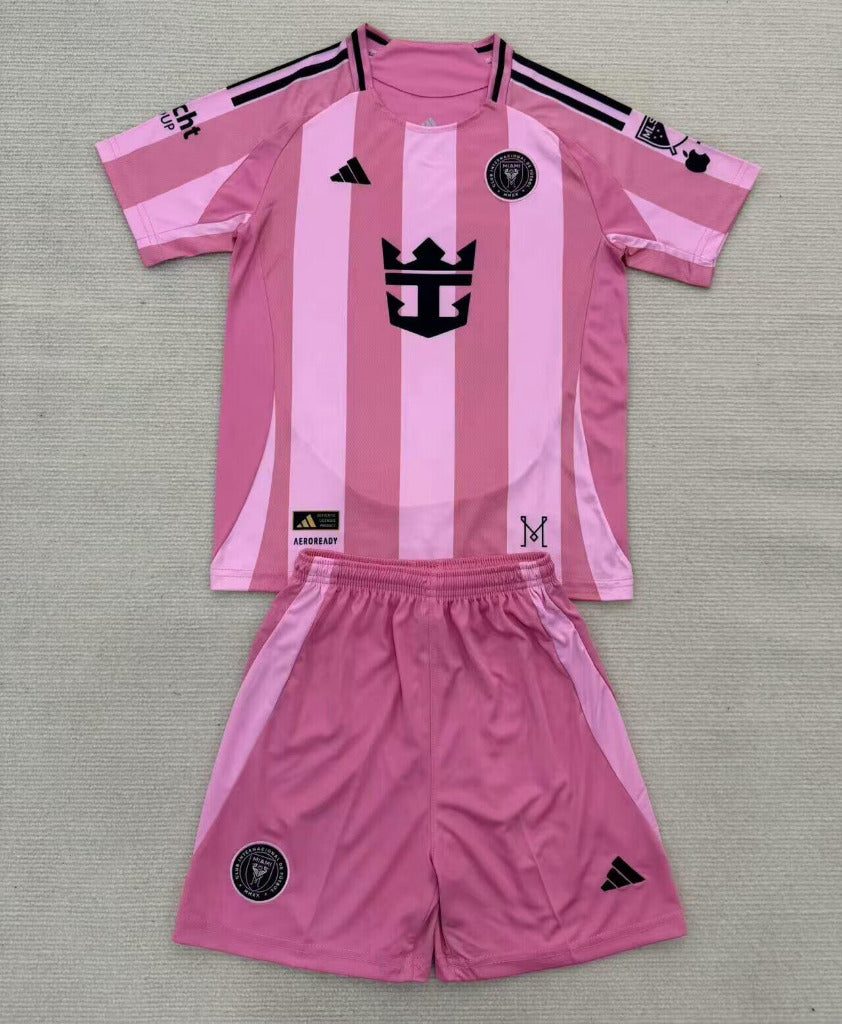 Inter Miami 25/26 Home Pink Kids Jersey Set