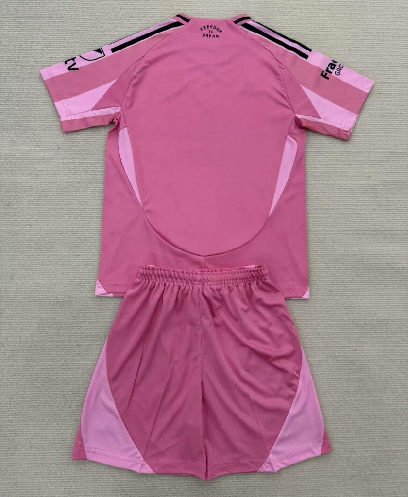 Inter Miami 25/26 Home Pink Kids Jersey Set