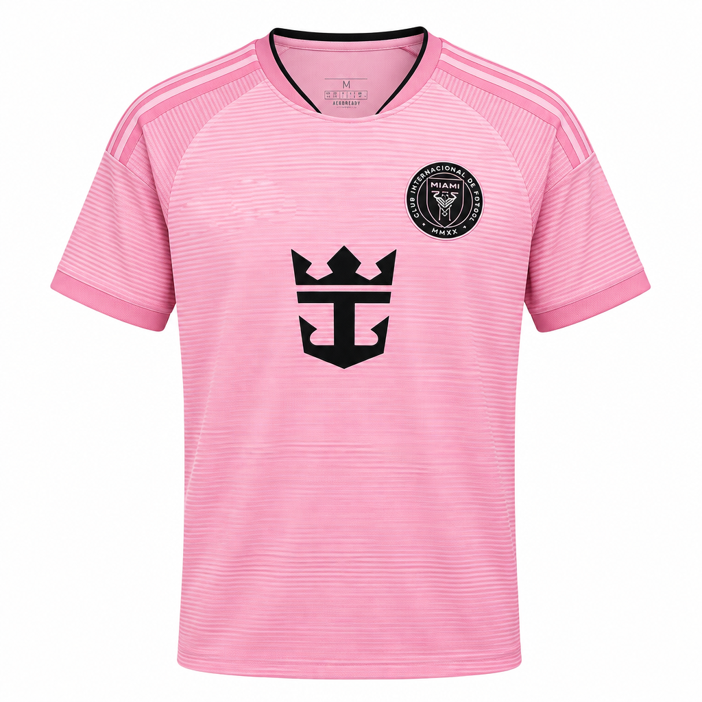 Inter Miami 26/27 Light Pink/Tonal Stripes Home Jersey