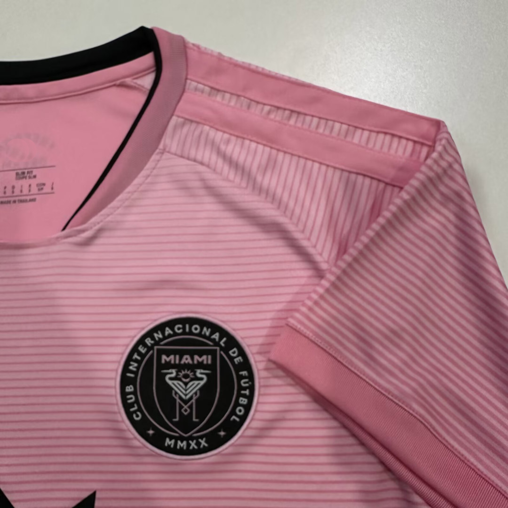 Inter Miami 26/27 Light Pink/Tonal Stripes Home Jersey