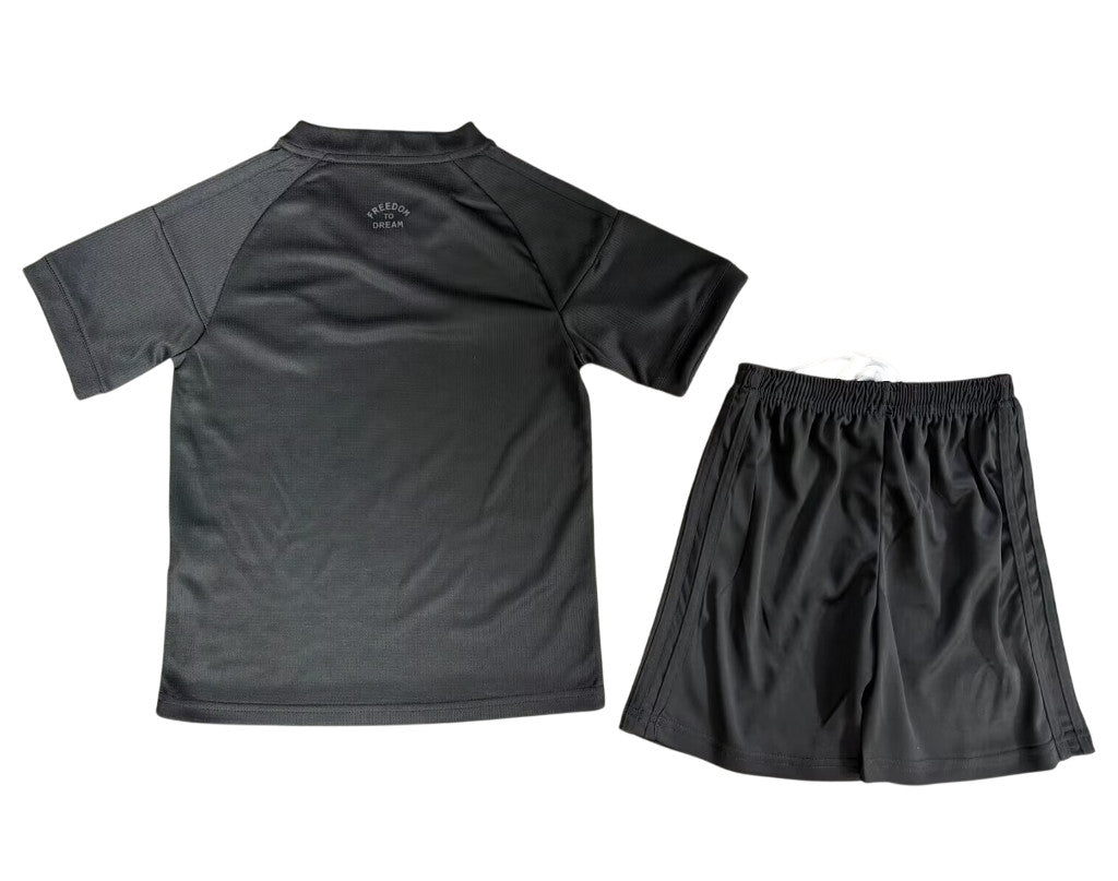 Inter Miami 27/28 Black Away Kids Jersey Set