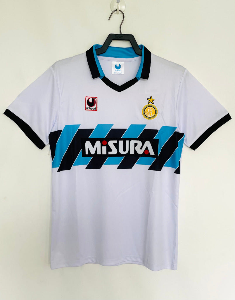 Inter Milan 1990/91 Vintage Retro Away Jersey
