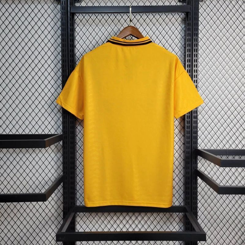 Inter Milan 1996/97 Retro Yellow Second Away Jersey