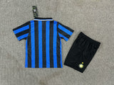Inter Milan 1997/98 Vintage Retro Blue/Black Home Kids Jersey Set