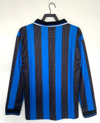 Inter Milan 1997/98 Vintage Retro Home Blue and Black Jersey