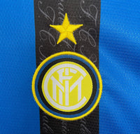 Inter Milan 1997/98 Vintage Retro Home Blue and Black Jersey