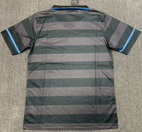 Inter Milan 1997/98 Vintage Retro Second Away Black and Gray Jersey