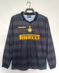 Inter Milan 1997/98 Vintage Retro Second Away Long Sleeves Jersey
