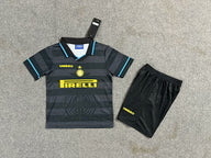 Inter Milan 1997/98 Vintage Retro Third Kids Jersey Set