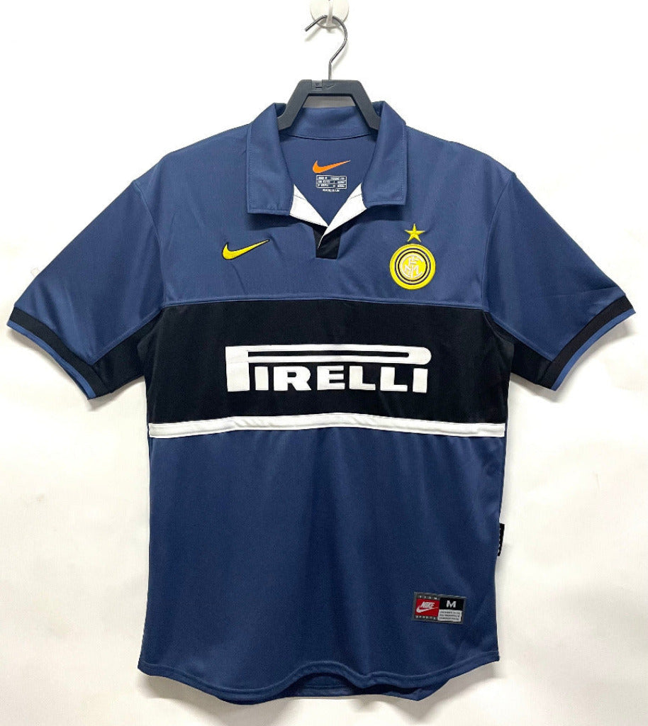 Inter Milan 1998/99 Vintage Retro Second Away Game Jersey