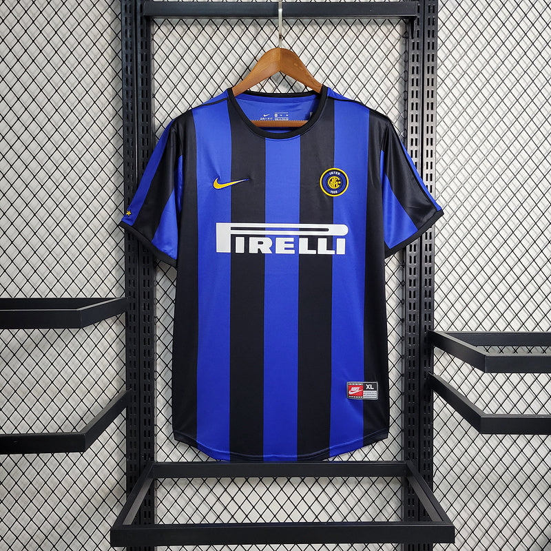 Inter Milan 1999/00 Retro Blue/Black Home Jersey