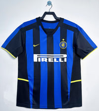 Inter Milan 2002/03 Vintage Retro Home Stadium Jersey