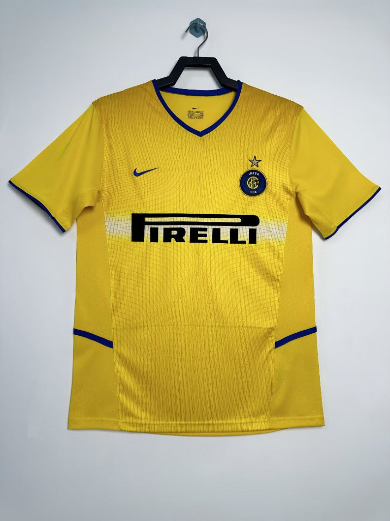 Inter Milan 2002/03 Vintage Retro Second Away Game Jersey