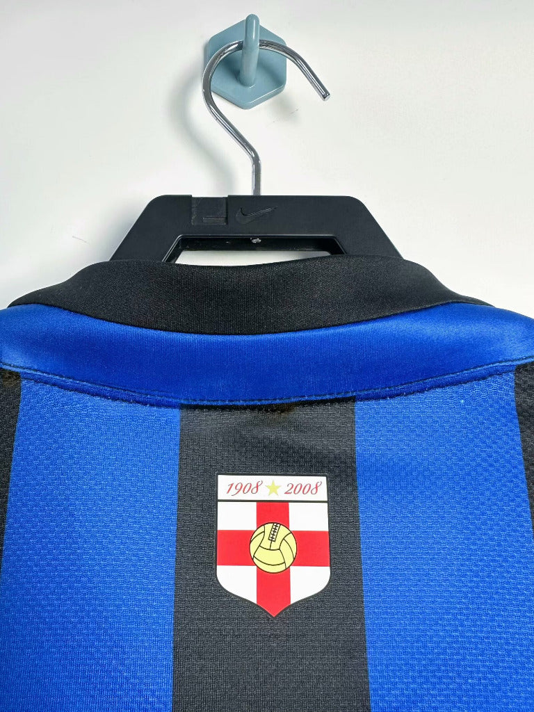 Inter Milan 2007/08 Vintage Retro Home Jersey