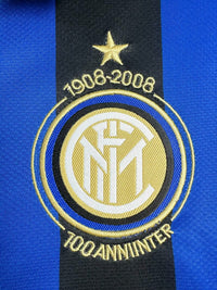 Inter Milan 2007/08 Vintage Retro Home Jersey