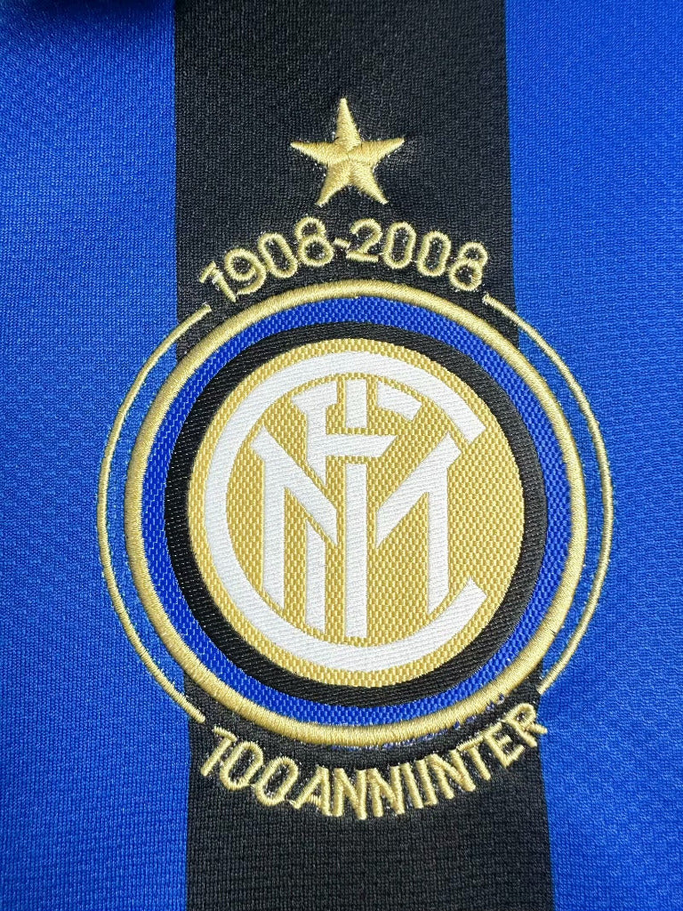 Inter Milan 2007/08 Vintage Retro Home Jersey