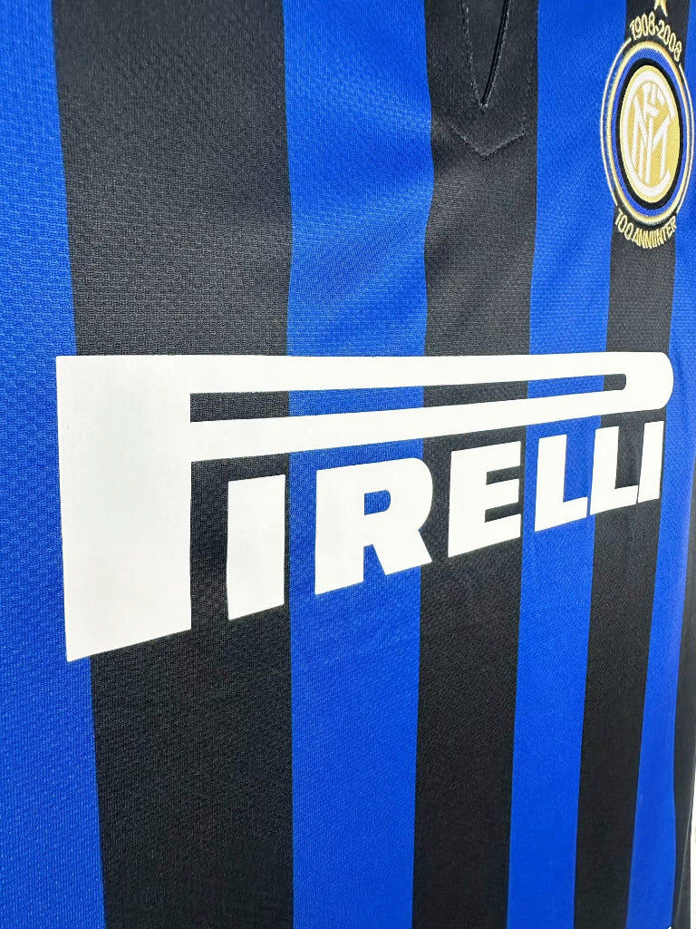 Inter Milan 2007/08 Vintage Retro Home Jersey