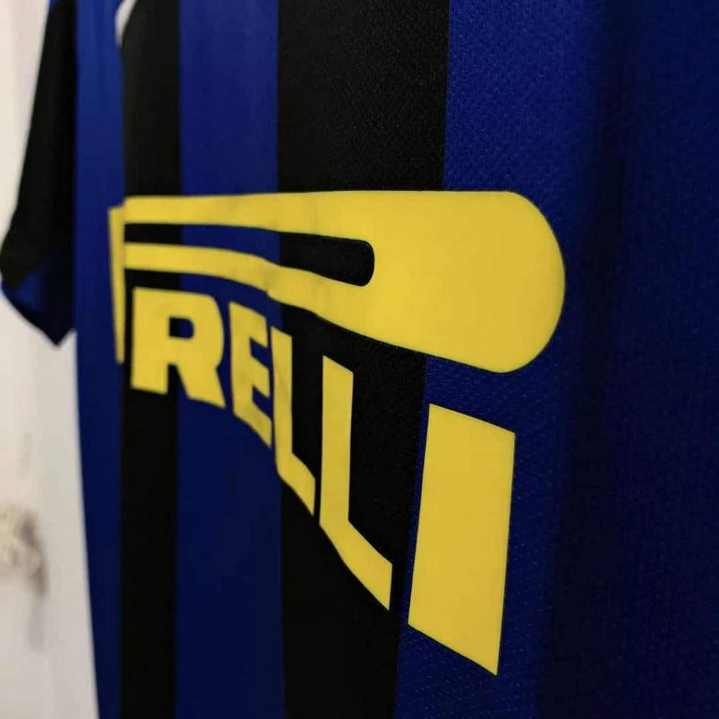 Inter Milan 2008/09 Vintage Retro Home Champions League Edition Jersey