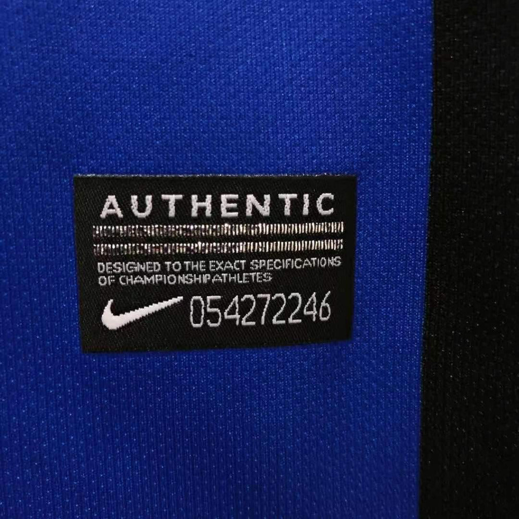 Inter Milan 2008/09 Vintage Retro Home Champions League Edition Jersey