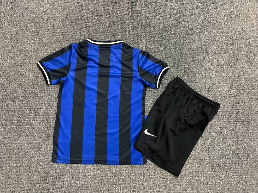 Inter Milan 2009/10 Vintage Retro Home Kids Jersey Set