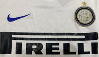 Inter Milan 2010/11 Vintage Retro Away White Jersey - Concept Kits