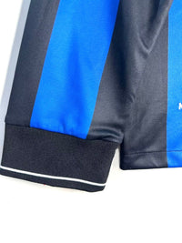 Inter Milan 2010 Vintage Retro Home Blue And Black Jersey