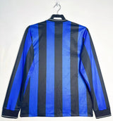 Inter Milan 2010 Vintage Retro Home Blue And Black Jersey