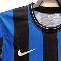 Inter Milan 2010 Vintage Retro Home Blue And Black Jersey