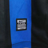 Inter Milan 2010 Vintage Retro Home Blue And Black Jersey