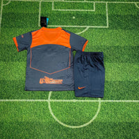 Inter Milan 25/26 Blue/Orange Away Kids Jersey Set