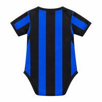 Inter Milan 26/27 Black/Blue Stripes Home Baby Bodysuit Jersey