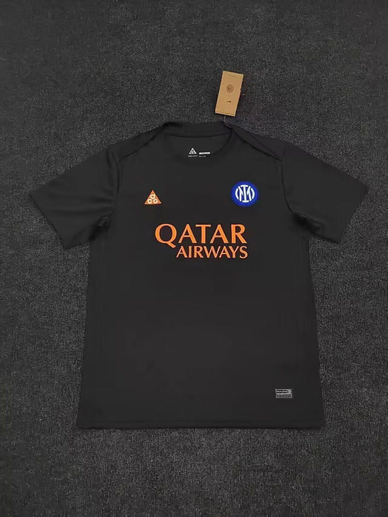Inter Milan 26/27 Black/Orange Training Jersey
