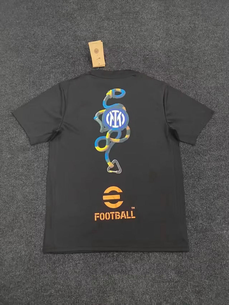 Inter Milan 26/27 Black/Orange Training Jersey