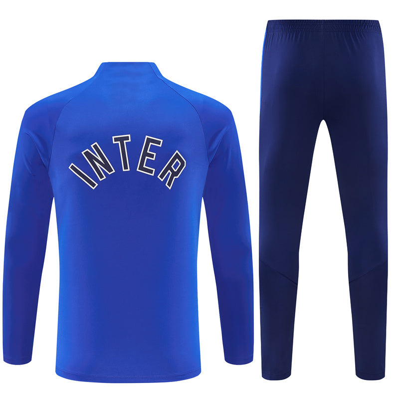 Inter Milan 26/27 Blue with Navy Training Tracksuit Set