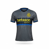 Inter Milan 26/27 Gray/Black/Sky Blue Third Player Version Jersey